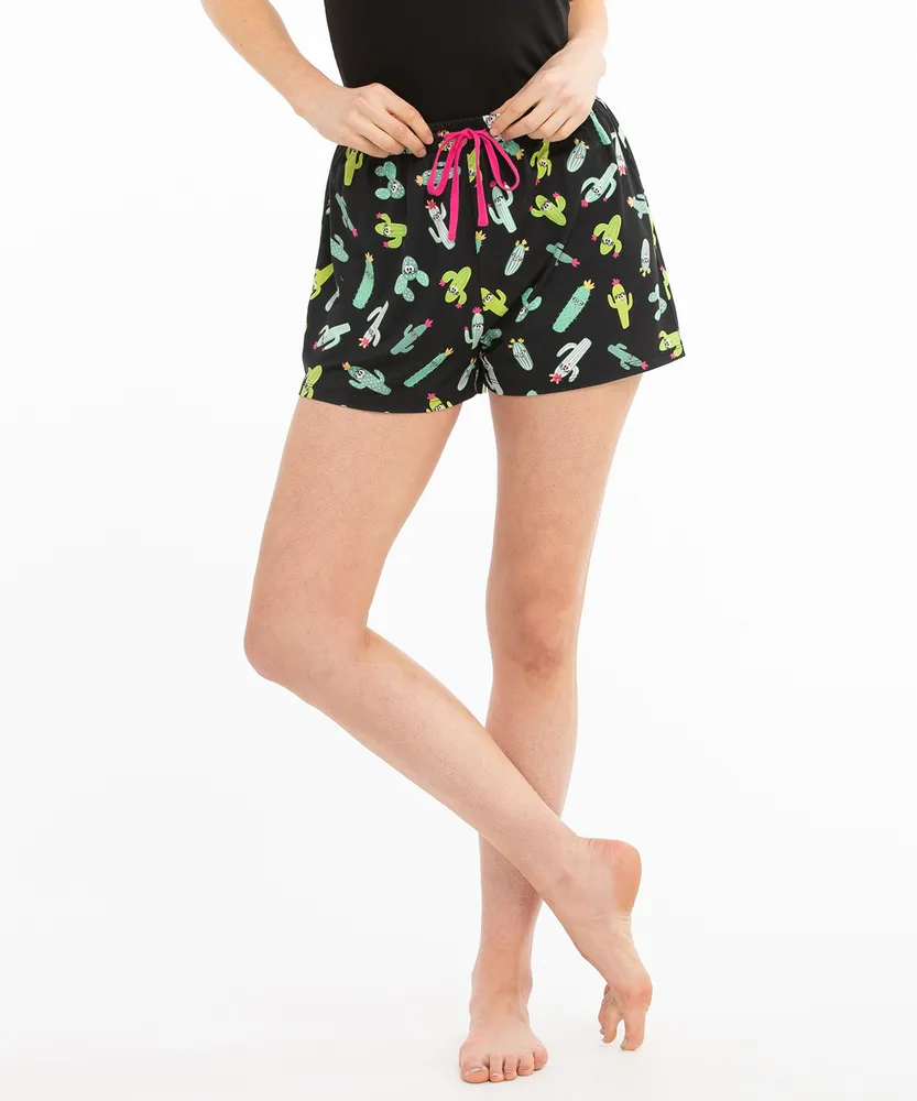 Cactus Pull-On Pajama Short