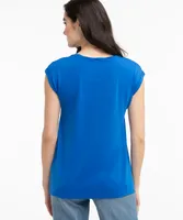 Eco-Friendly Twist Neck Tee