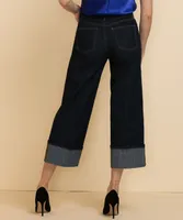 Winona Wide Crop Jeans with Cuff