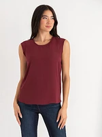 Carrie 2-Layer Cap Sleeve Blouse