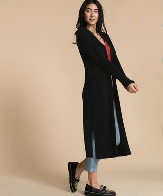 Femme by Design Ribbed Duster Cardigan
