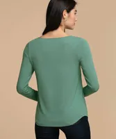 Long Sleeve V-Neck Tee