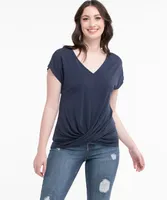 Eco-Friendly Twist Front Top
