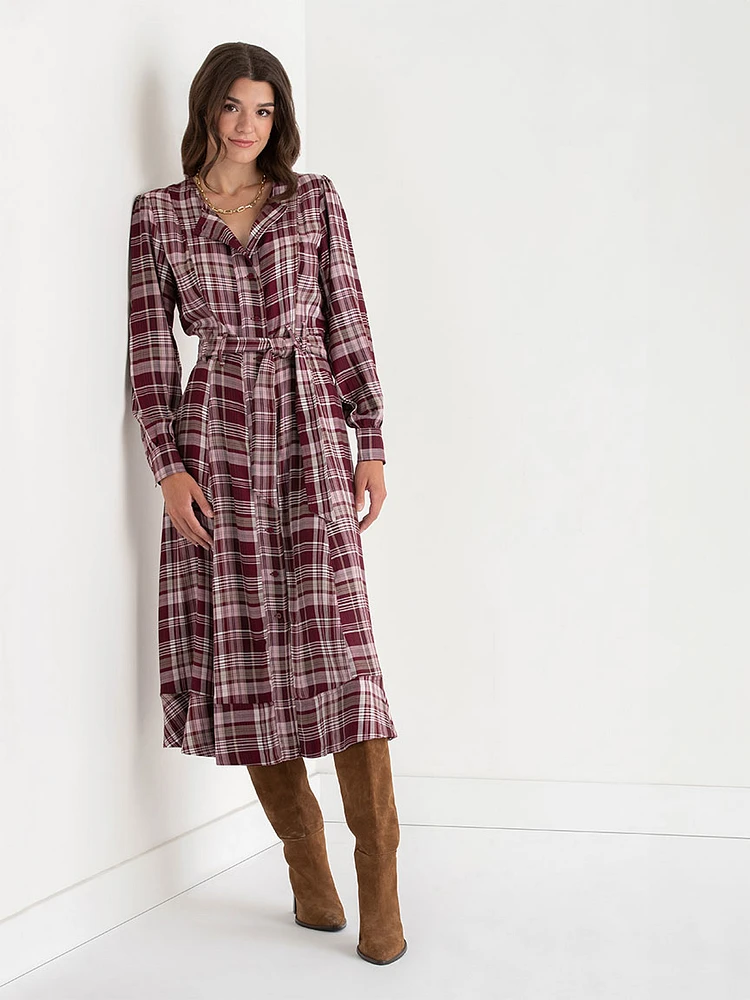 Maxi Shirtdress with Pockets