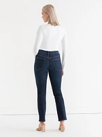 Stevie Straight Mid Rise Jeans