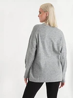 Relaxed Mossy Tunic Sweater