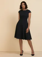 Terra Fit & Flare Dress Luxe Tailored