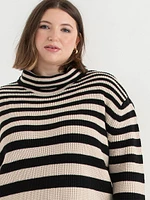 Cowl Neck Tunic Sweater