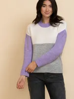 Drop Shoulder Crewneck Sweater