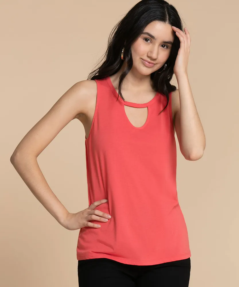 Cut-Out Tank Top