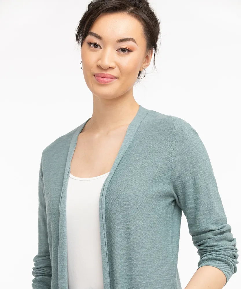 Slub Knit Duster Cardigan