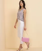 Croco Shoulder Bag