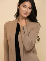 Side Tab Button Cardigan