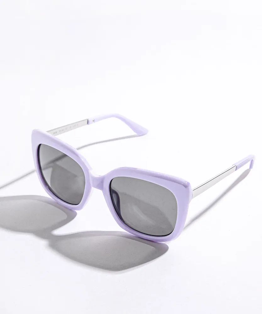 Purple Square Sunglasses