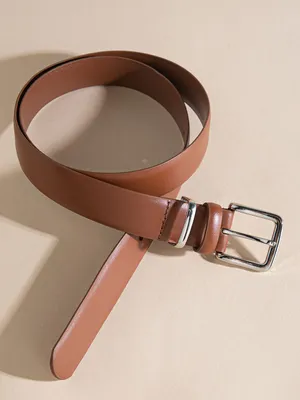 Black Genuine Leather Belt