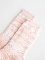 High All-Over FairIsle Crew Socks