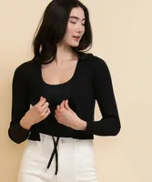 Tie-Front Cardigan