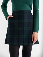 Wool-Blend Mini Skirt