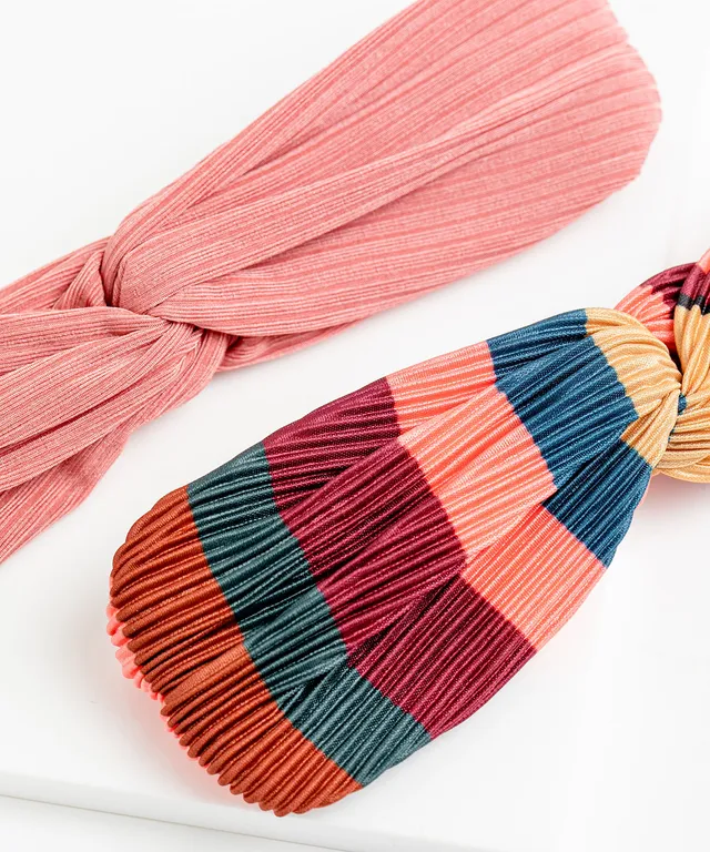 Organic Cotton Headbands 2 pack (Ballet/Petite Macaron Print) Organic Cotton Headbands 2 pack (Ballet/Petite Macaron Print)