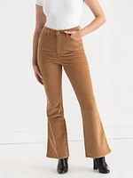 Corduroy Flare Leg Pant