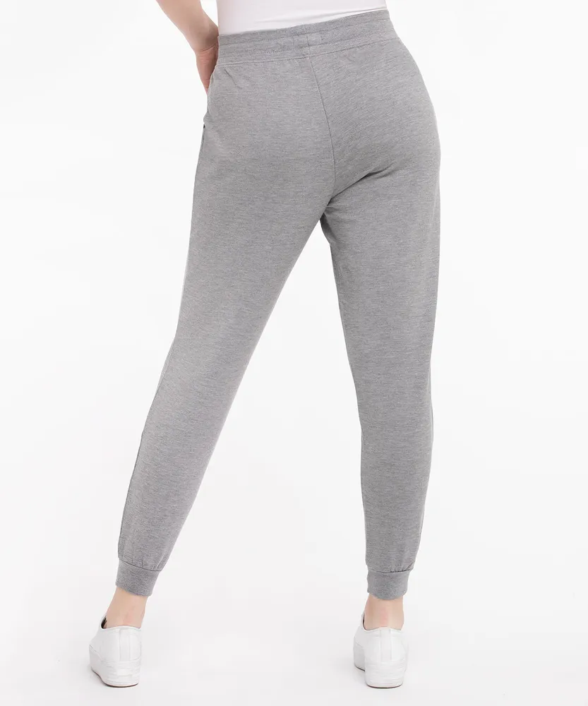 Fleece Drawstring Jogger with Patch Pockets