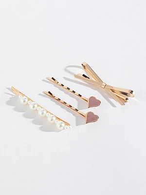 4-Pack Gold Hairpins