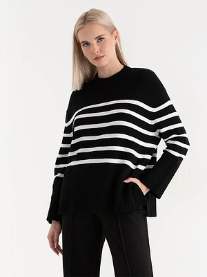 Striped Tunic Sweater