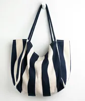 Striped Tote Bag