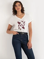 Relaxed V-Neck Tee