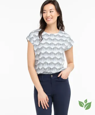 Eco-Friendly Extended Sleeve Blouse