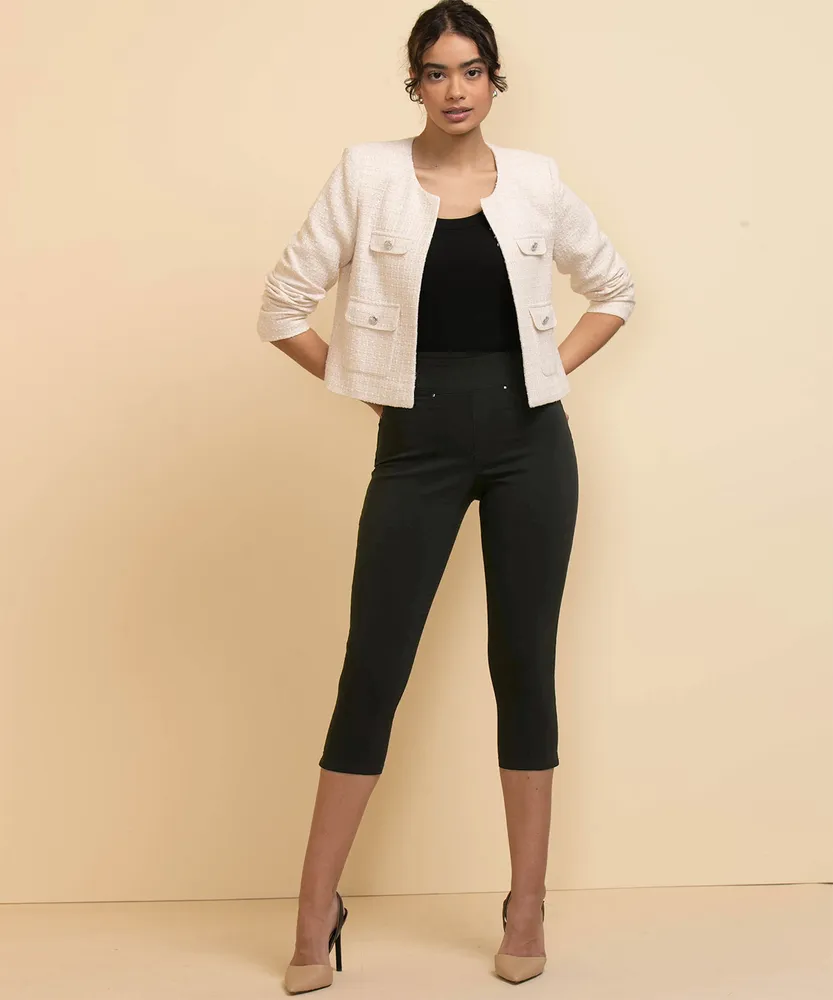 Skinny Capri Pant Microtwill