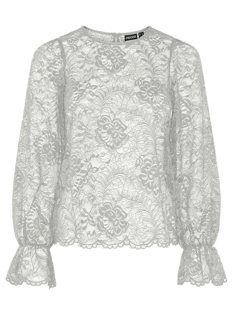 Paula Long Sleeve Lace Top