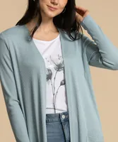 Open Ribbed Duster Cardigan