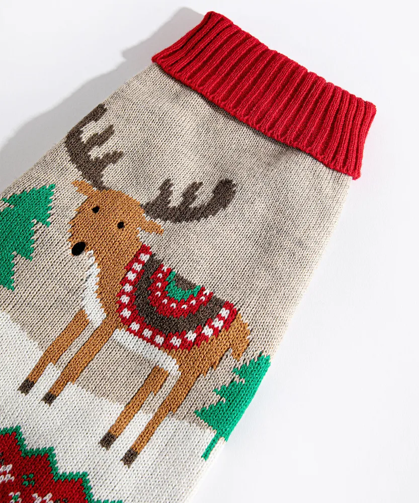 Reindeer Pet Sweater