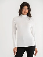 Modal Long Sleeve Turtleneck Shirt