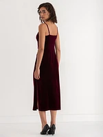 Velvet Wrap Dress