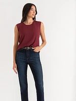 Carrie 2-Layer Cap Sleeve Blouse