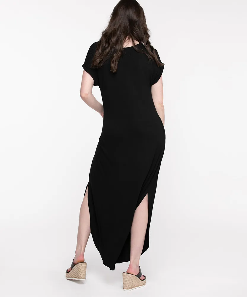 Pocketed T-Shirt Maxi Dress