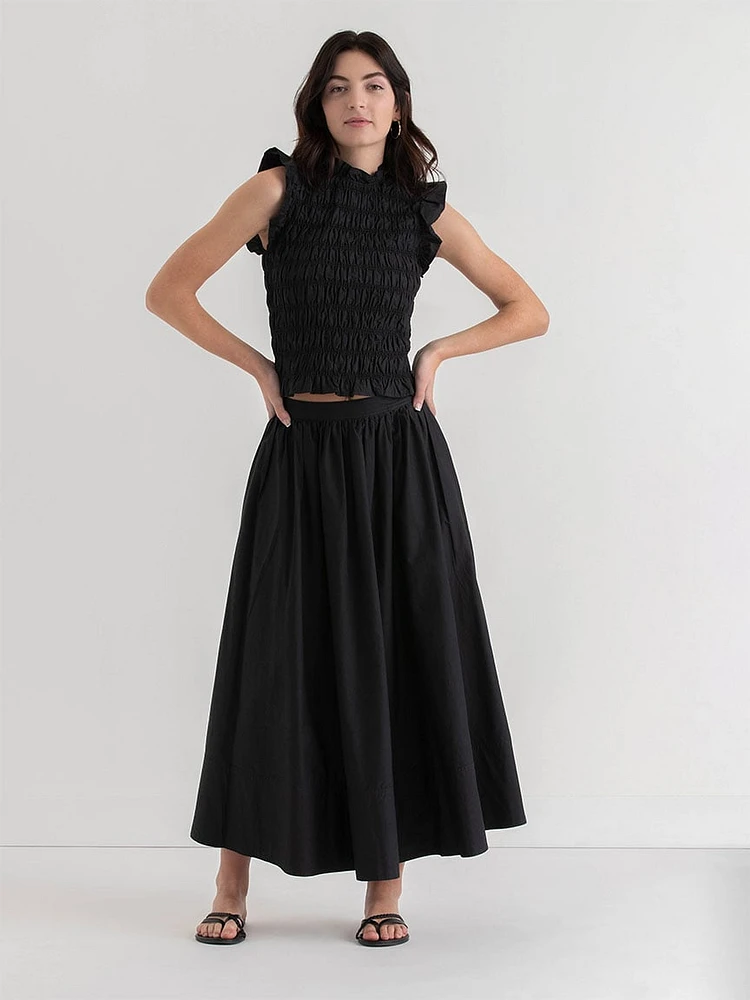 Poplin Full Skirt