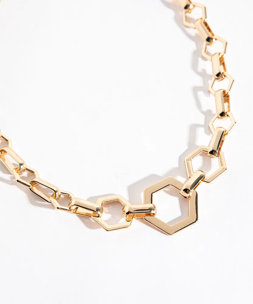 Chain Link Statement Necklace