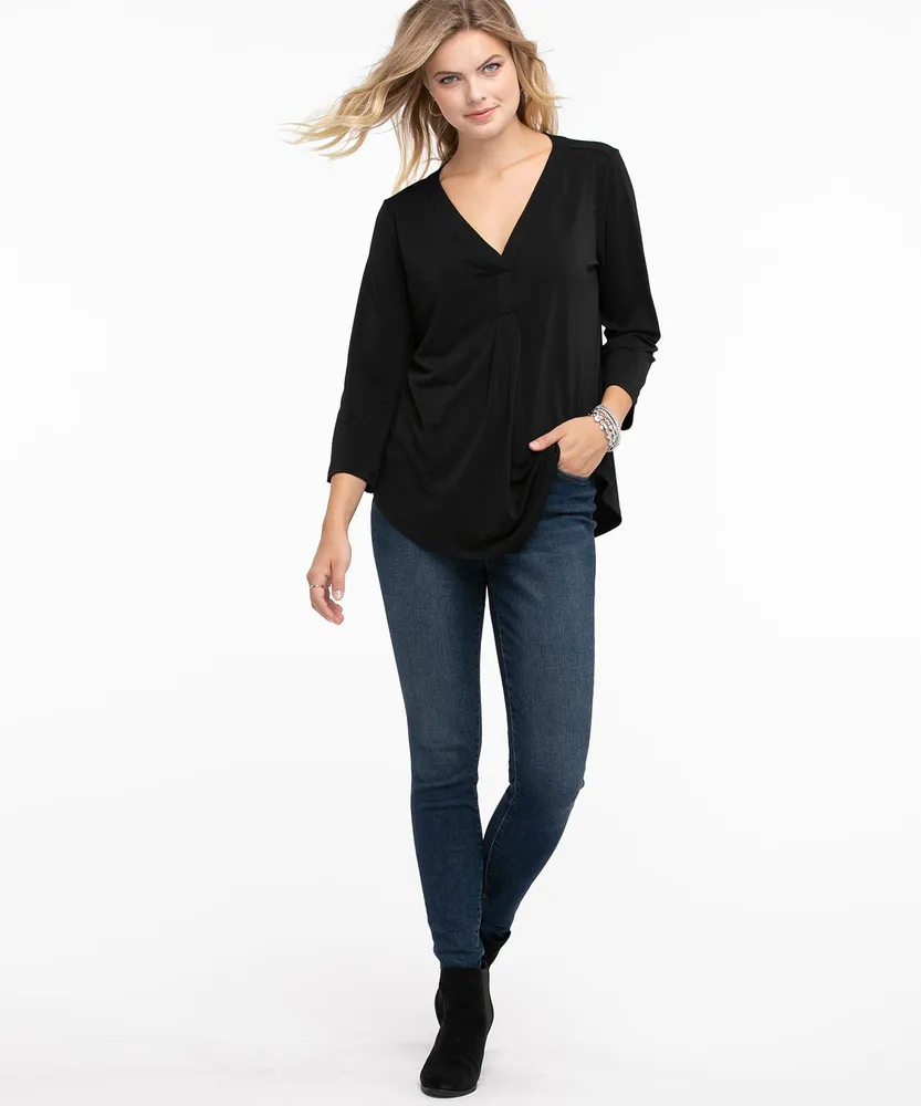 Eco-Friendly 3/4 Sleeve Knit Shirt