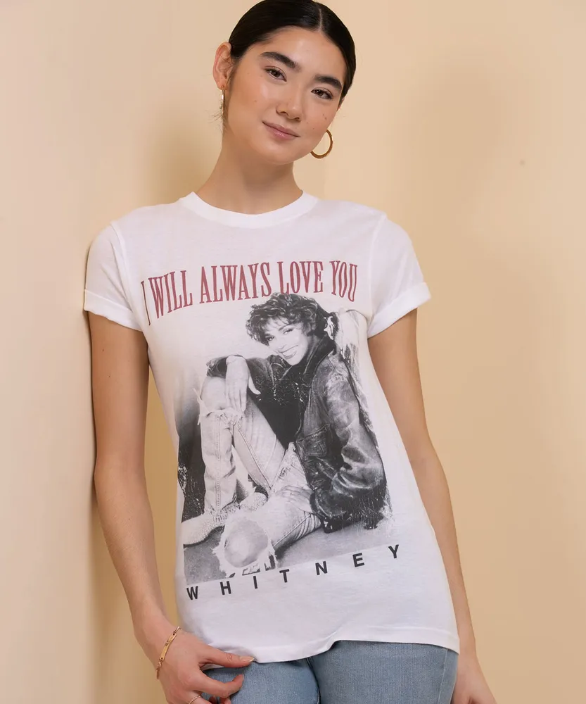 Whitney Houston 'I Will Always Love You' Tee