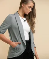 Terry Shawl Collar Cardigan