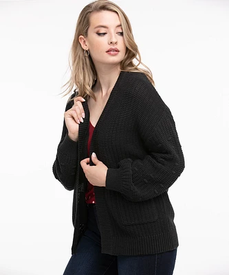 Bobble Sleeve Cardigan