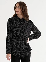 Longer Length Collared Blouse