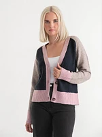 Long Sleeve Button Front Cardigan