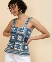 Hand Crochet Sweater Tank Top