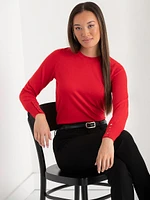 Cashmere Blend Sweater with Rivet Detail