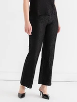 Wide-Leg Lace Pant