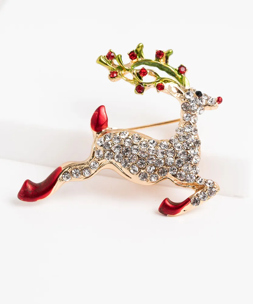 Reindeer Brooch